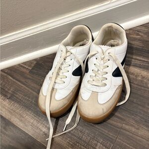 DV by Dolce Vita White and Tan Athletic Shoes